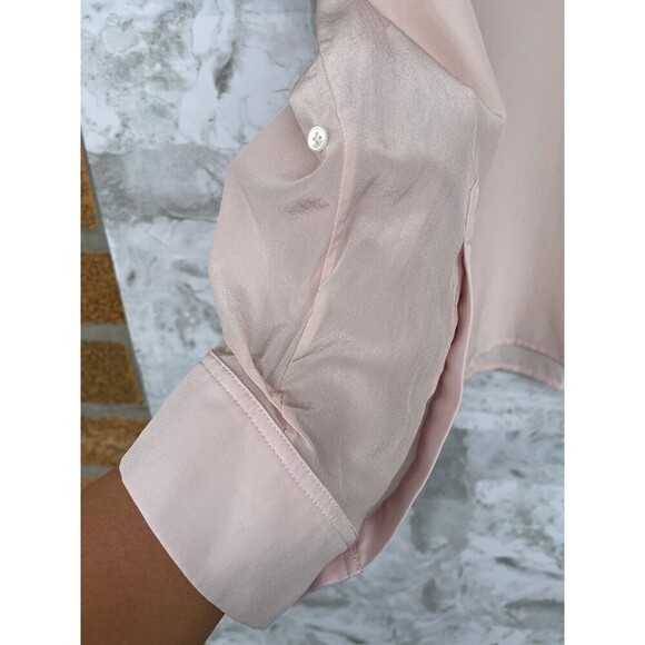 TWP The New Morning After Silk Shirt in pale pink size XS/S - Picture 7 of 12
